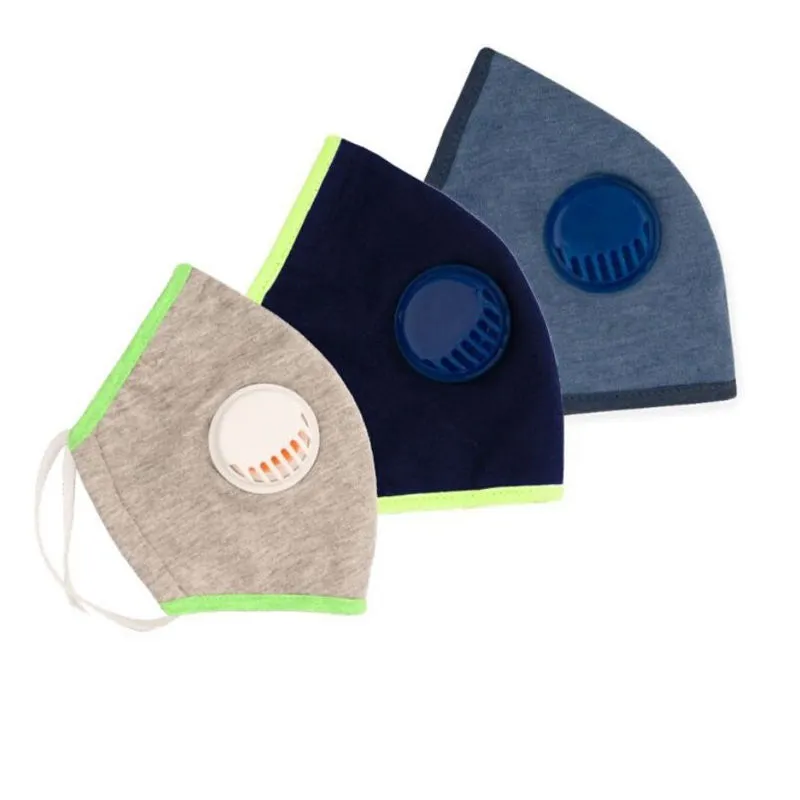 Maskerade Lime- Green & Navy Piping Mask - Pack of 3(Free Size)