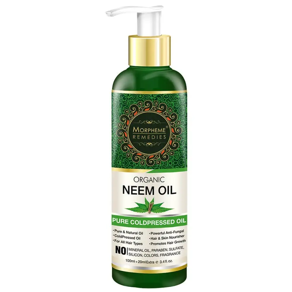 Morpheme Remedies Organic Neem Oil,  120 ml  All Type Hair