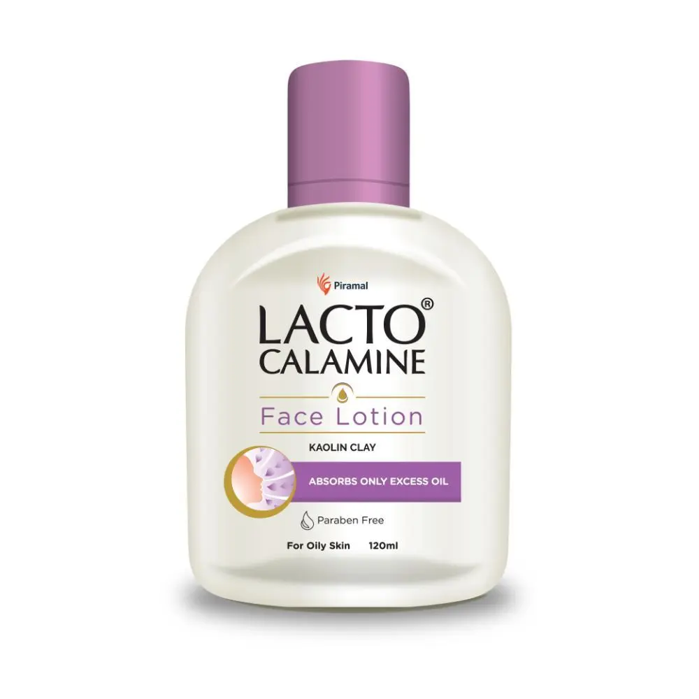 Lacto Calamine Face Lotion for Oily Skin , (120 ml)