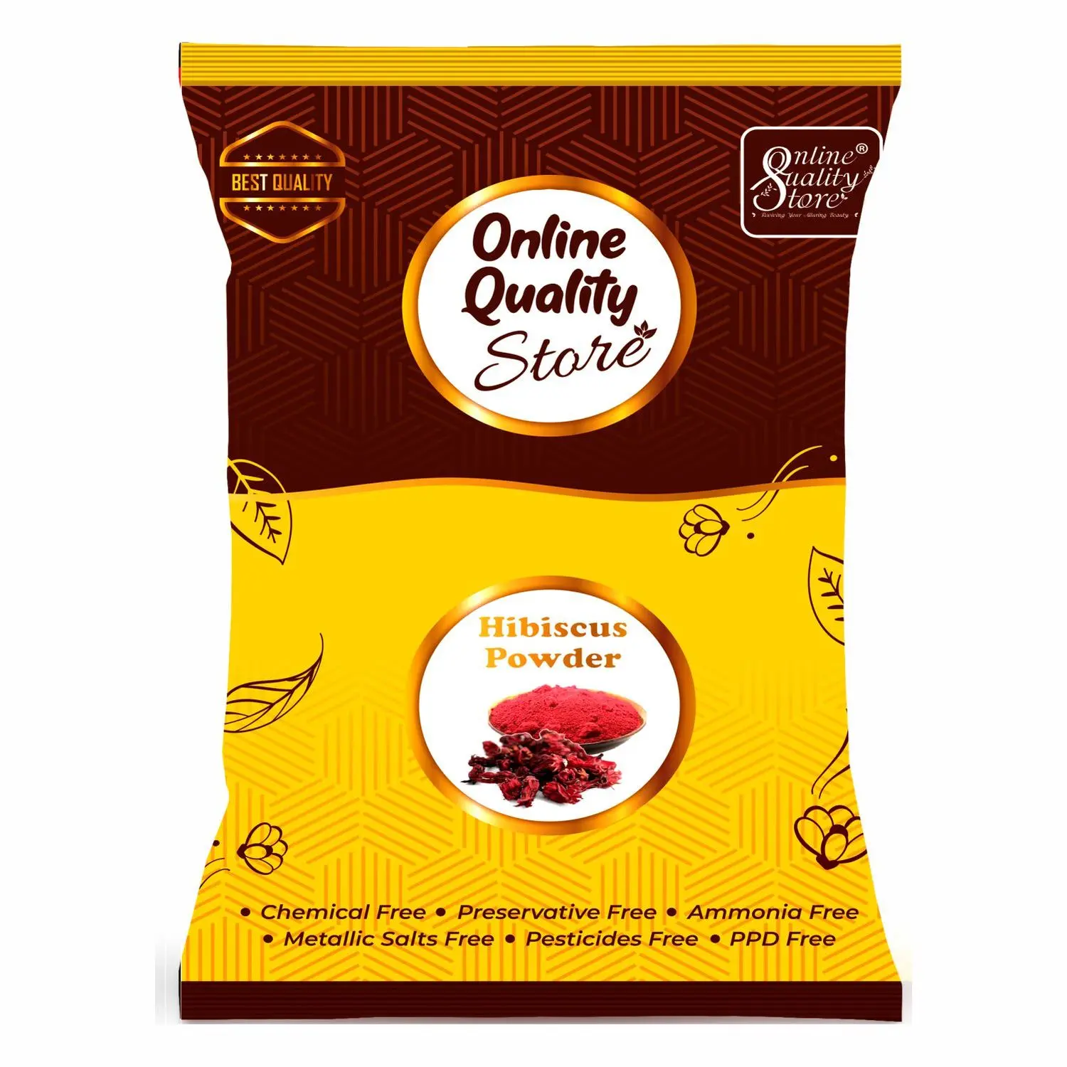 Online Quality Store Hibiscus Powder for Hair Growth_200g |Hibiscus Powder Organic |Rosa Sinensis | Gudhal Powder | 100% Natural Hibiscus Powder (Hibiscus rosa-Sinensis){Hibiscus_Powder_200g}