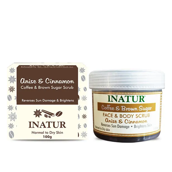 Inatur Coffee And Brown Sugar Face & Body Scrub