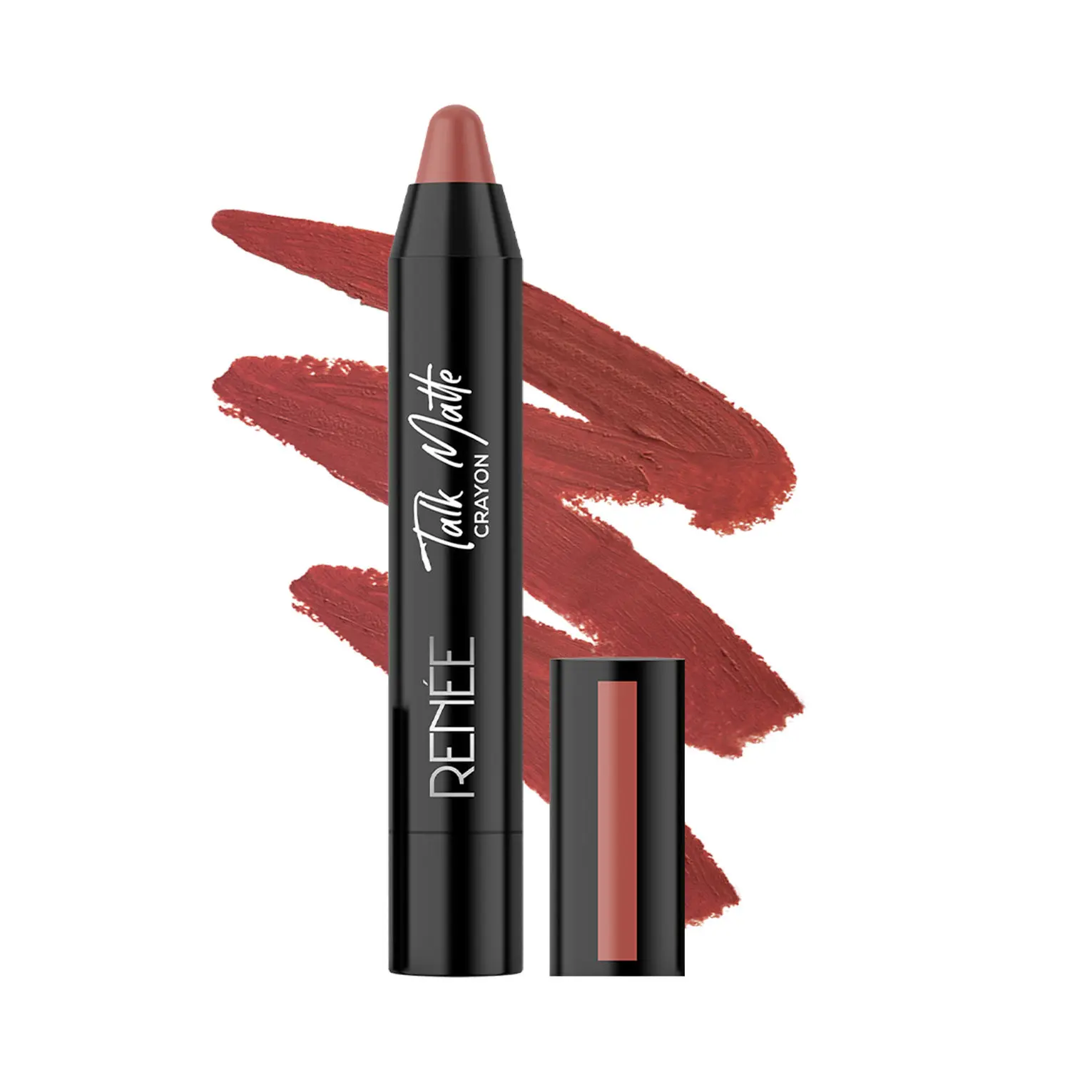 RENEE Talk Matte Crayon Brick Blare, 4.5g