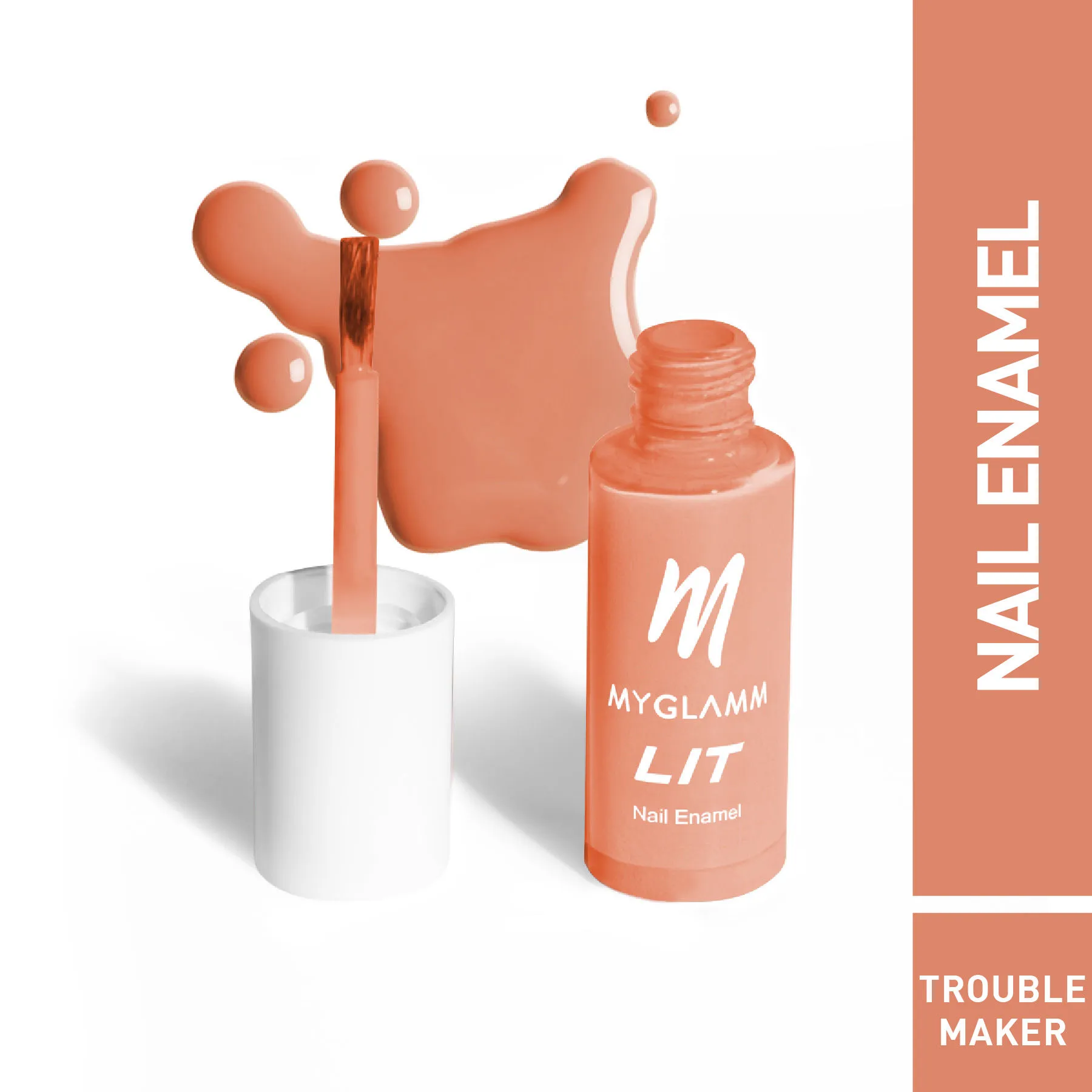 MyGlamm LIT Nail Enamel - Trouble Maker