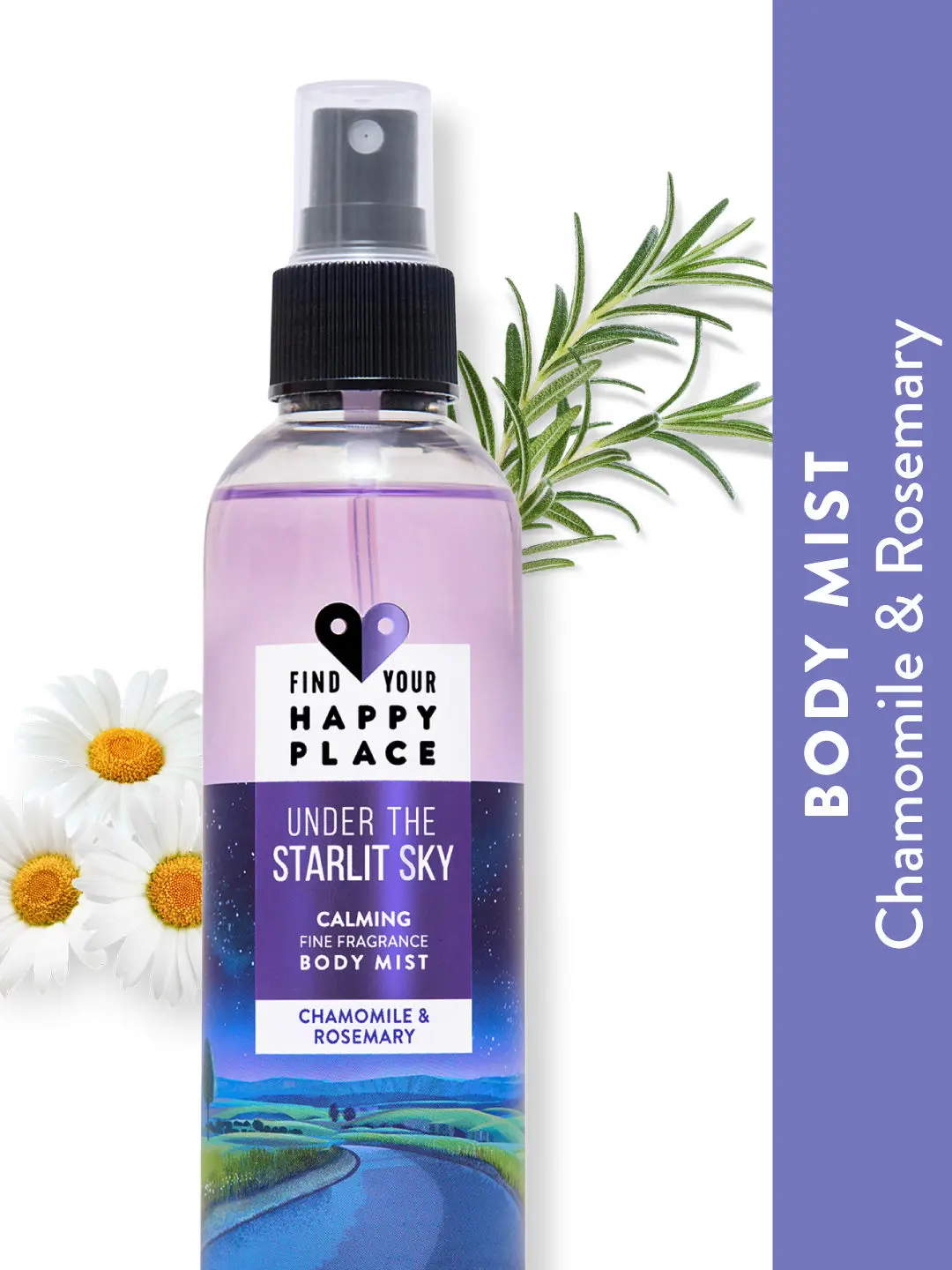 Find Your Happy Place - Under The Starlit Sky Body Mist Chamomile & Rosemary with Vitamin E 200ml