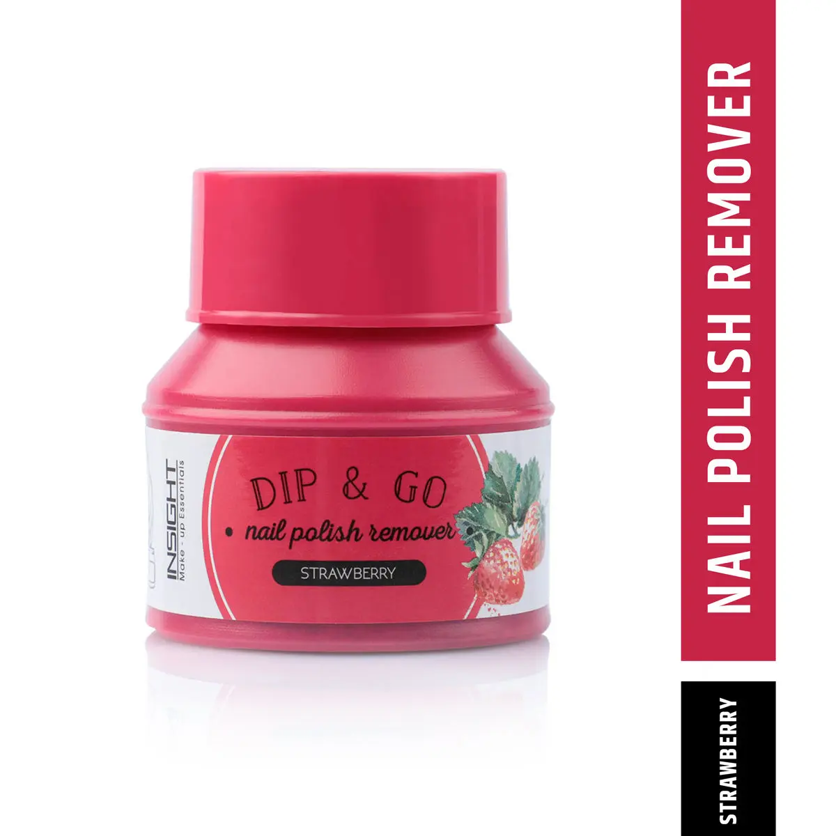 Insight Dip And Go Nail Polish Remover_Strawberry