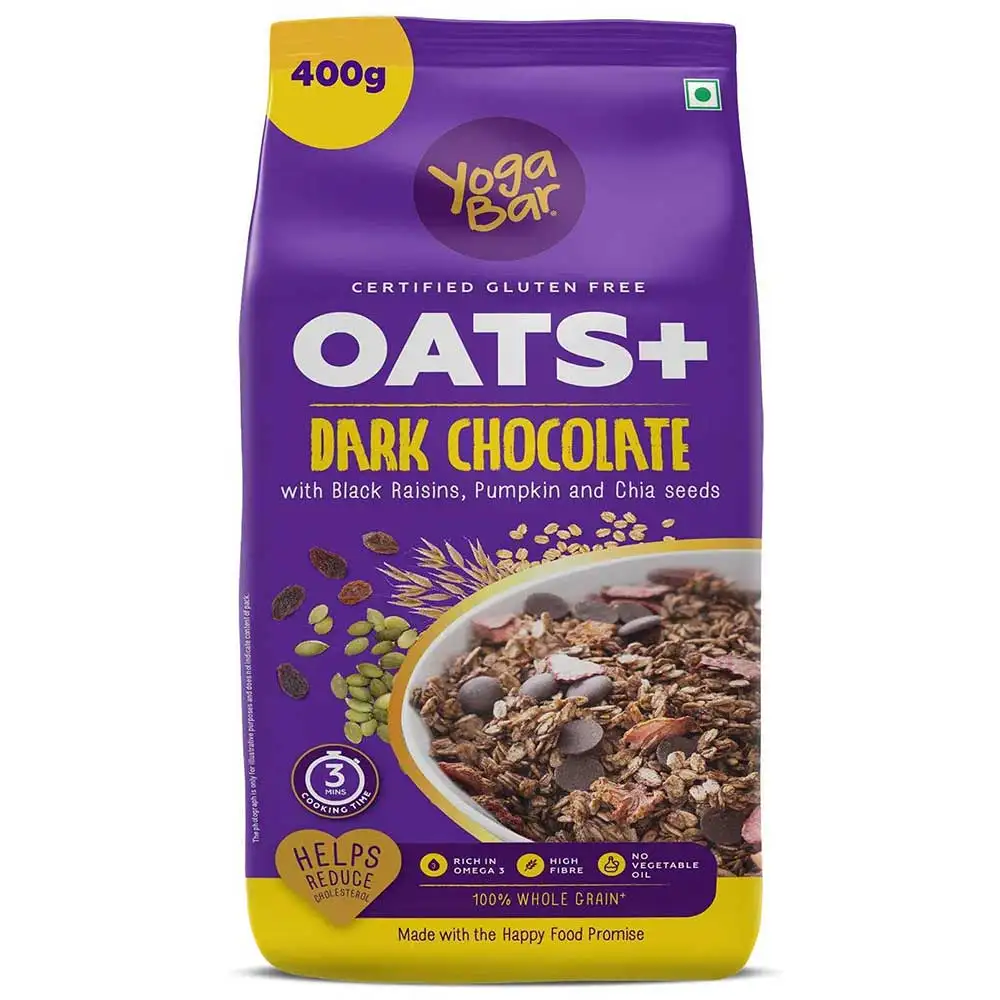 Yogabar Super Oats,  Dark Chocolate  0.400 kg