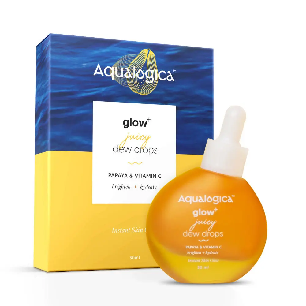 Aqualogica Glow+ Juicy Dew Drops with Vitamin C & Papaya 30ml