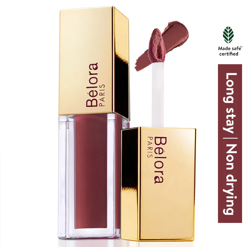 Belora Paris Leave No Evidence Liquid Matte Lipstick - 29 Brown Or Red?