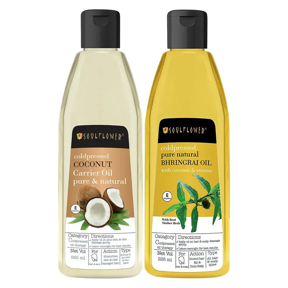 Soulflower Healthy Hair Oil (Bhringraj & Coconut Hair Oil )