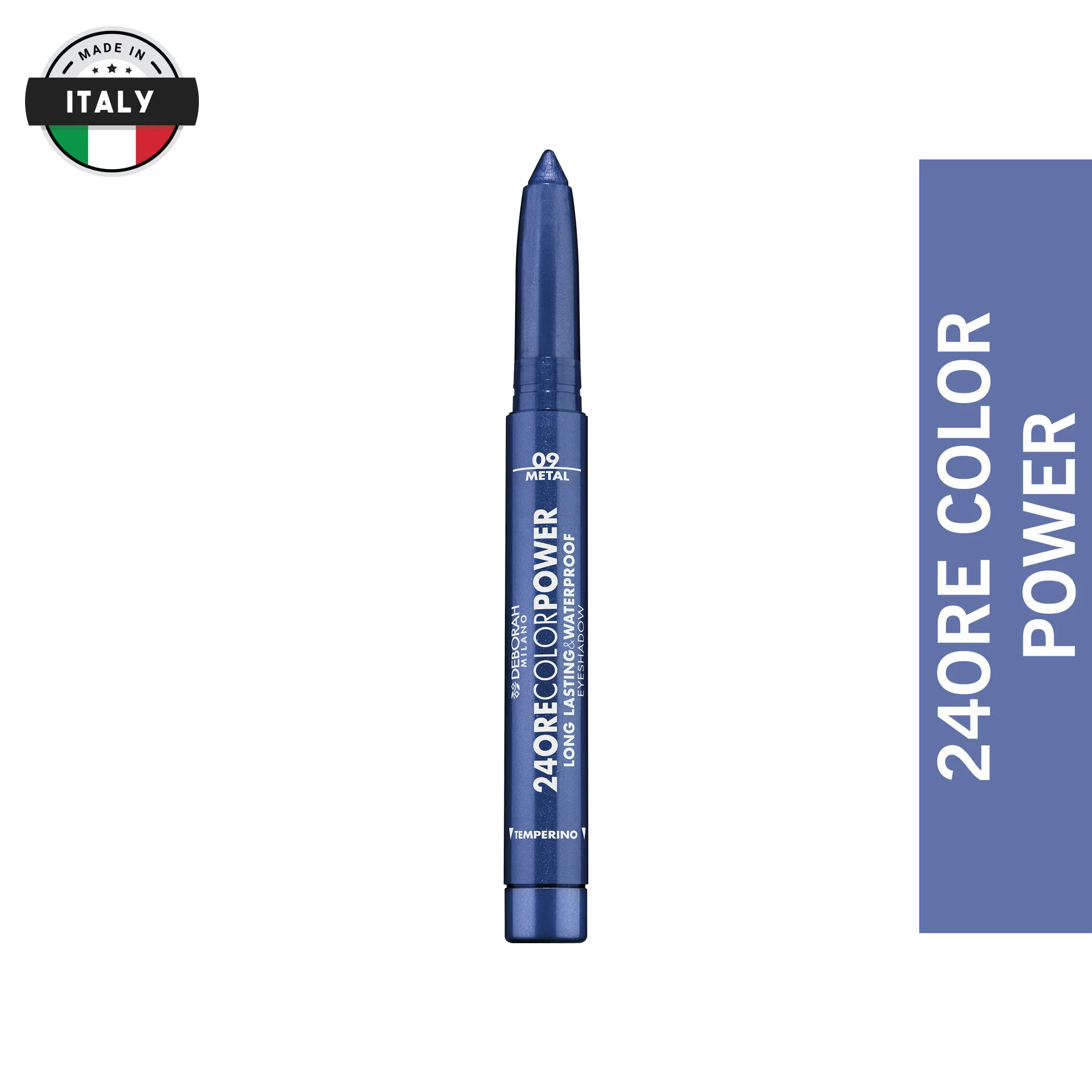 Deborah Milano 24Ore Color Power Long Lasting & Waterproof Eyeshadow - Night Blue