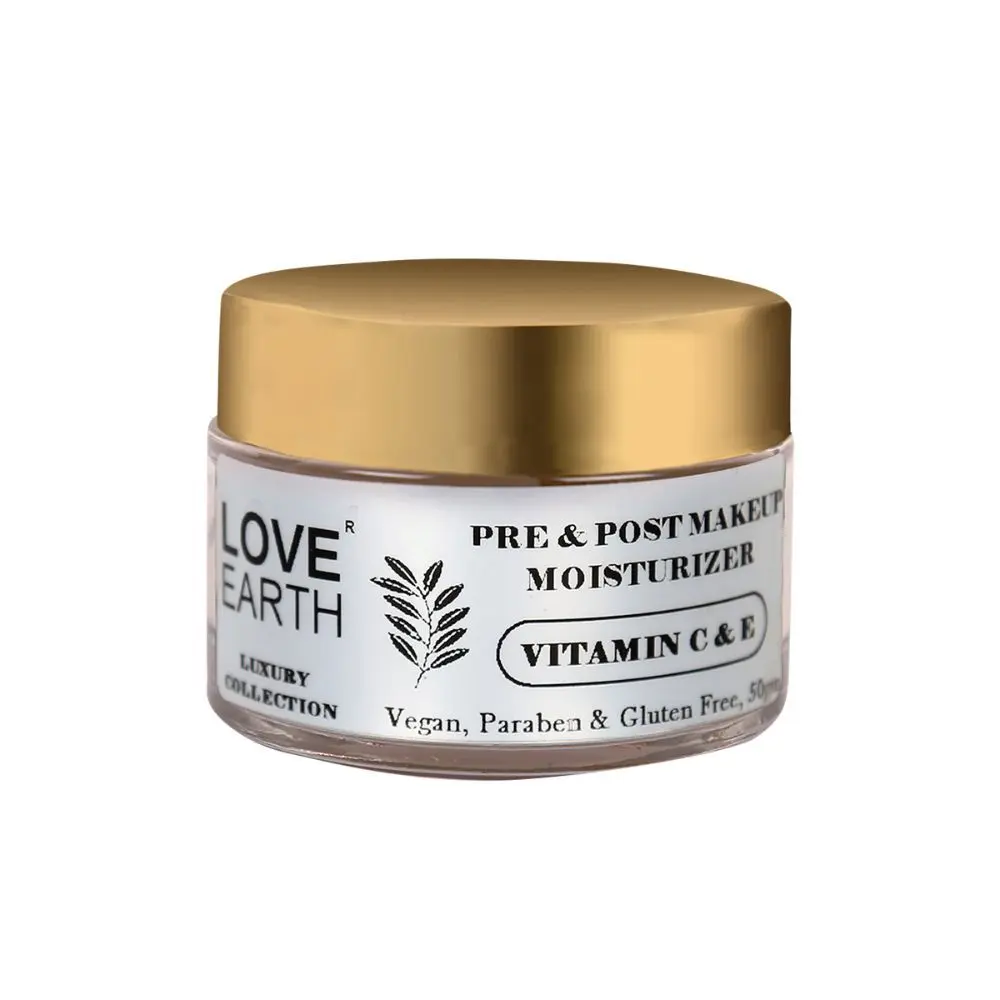 Love Earth Pre & Post Makeup Face Moisturizer for Skin Hydration 50gm