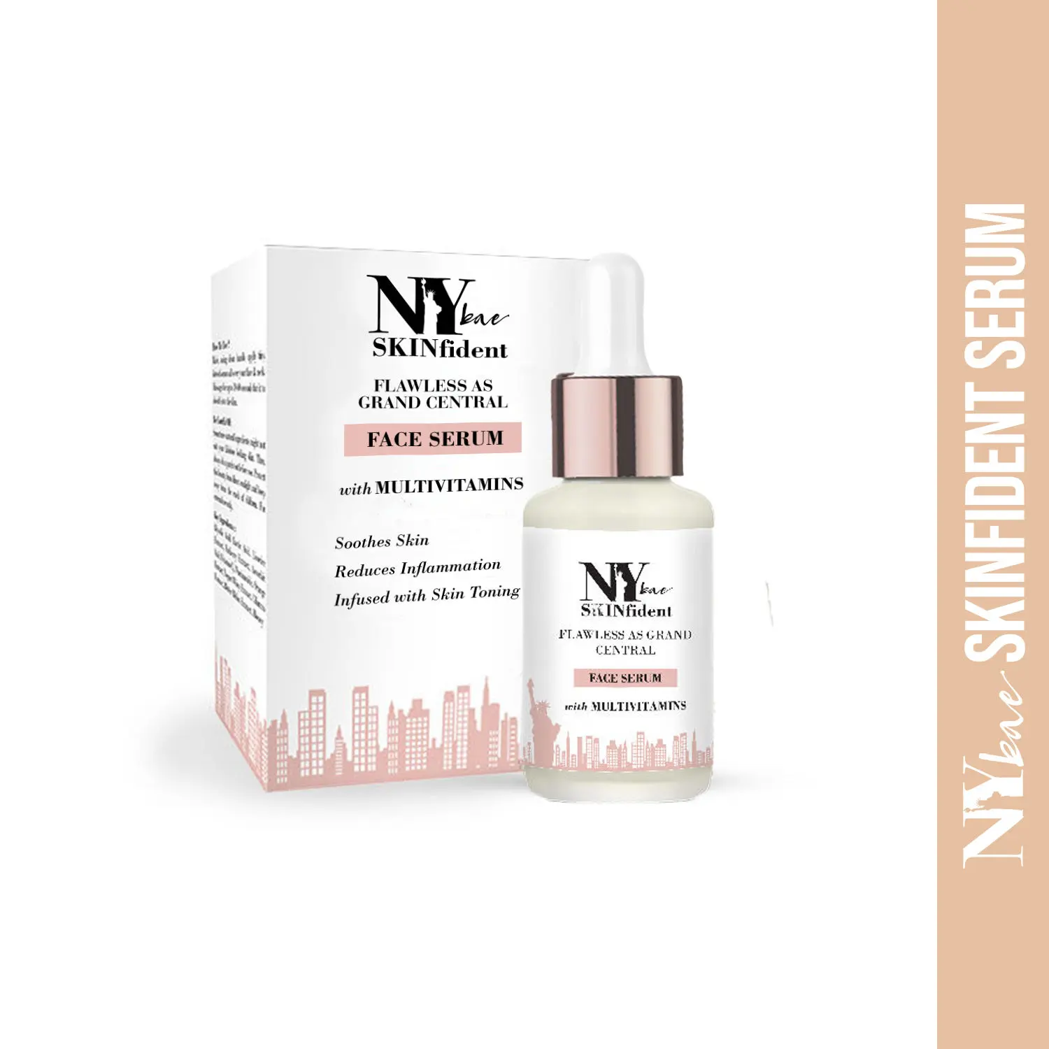 NY Bae SKINfident Serum with Multivitamins, Flawless as Grand Central (10 ml)