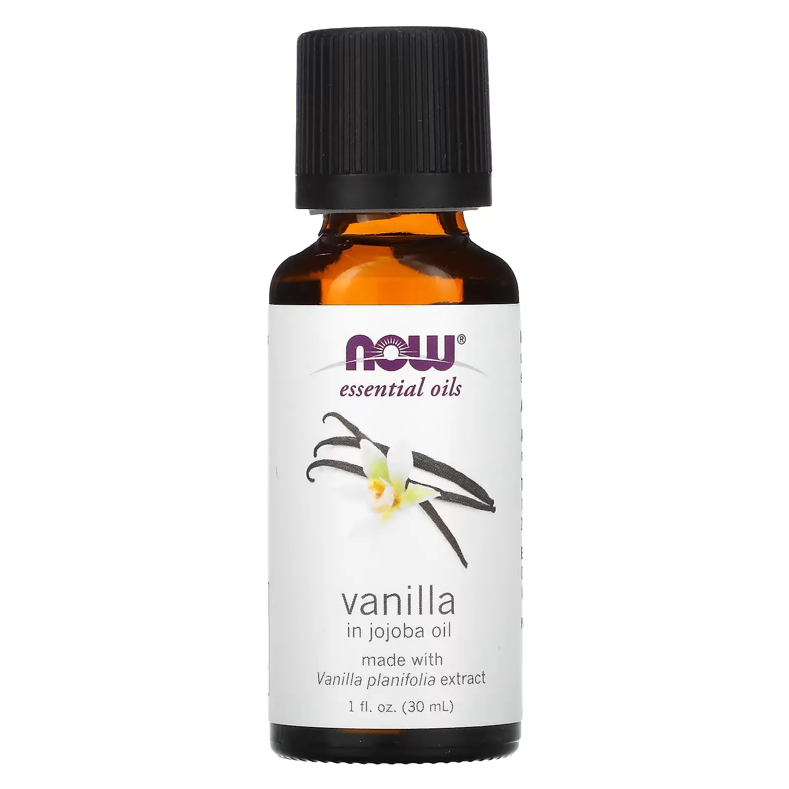 Essential Oils, Vanilla in Jojoba Oil, 1 fl oz (30 ml)