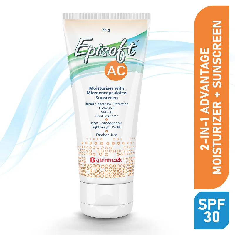 Episoft AC Moisturiser SPF 30 With Microencapsulated Sunscreen