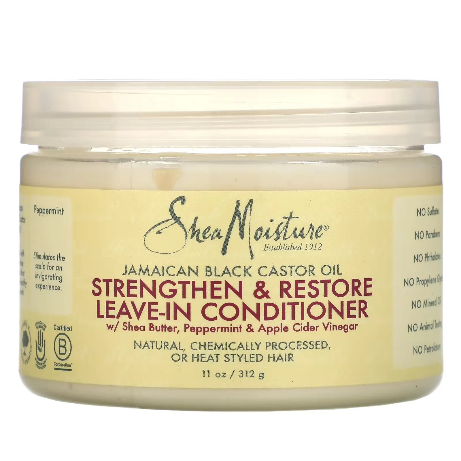 Jamaican Black Castor Oil, Strengthen & Restore Leave-In Conditioner, 11 oz (312 g)