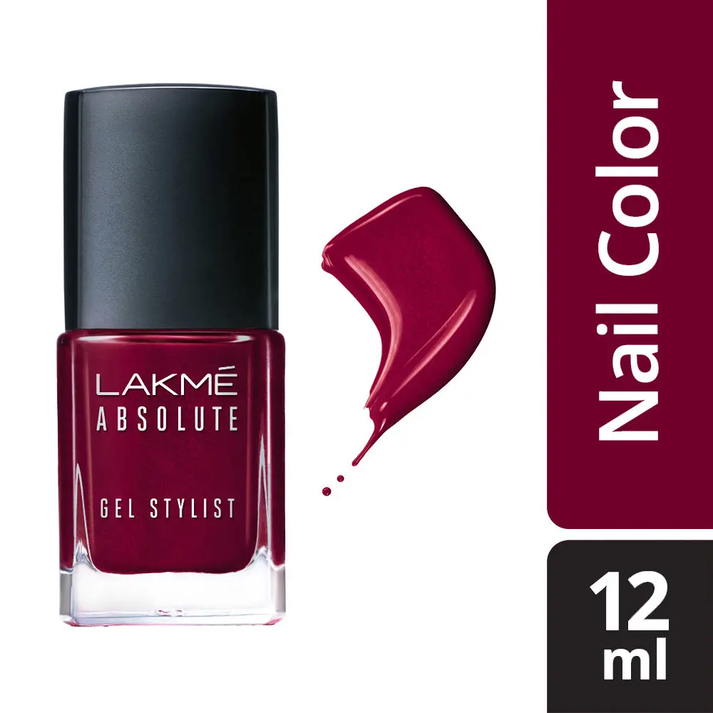 Lakme Absolute Gel Stylist Nail Color, Fearless (12 ml)