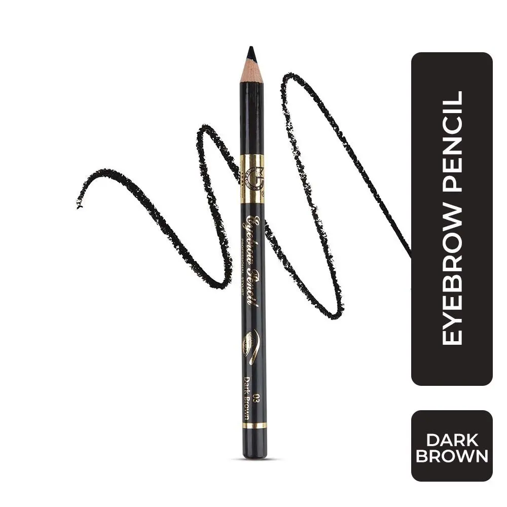 Matt look Eyebrow Pencil Long Lasting Formula Professional Stylist, Dark Brown (1.2gm)