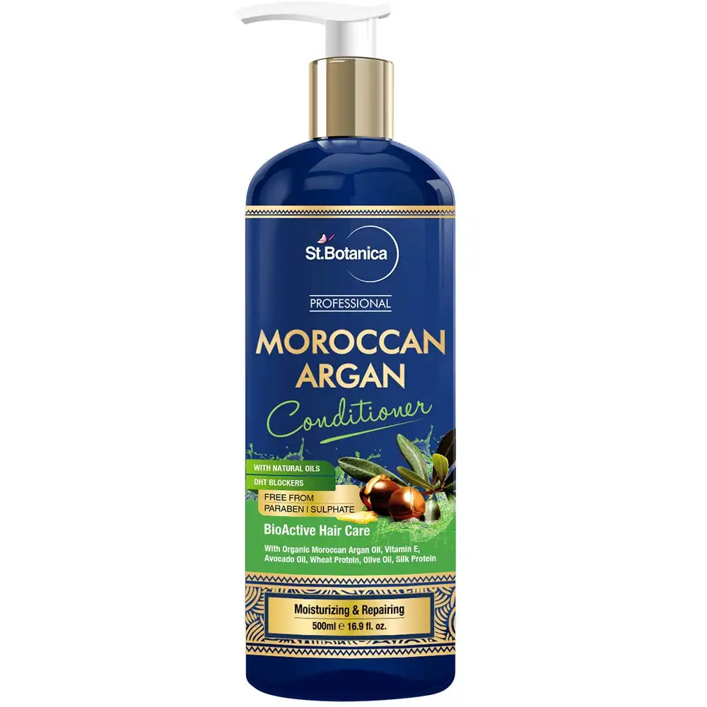 St.Botanica Professional Moroccan Argan Conditioner,  500 ml  with Natural Oils