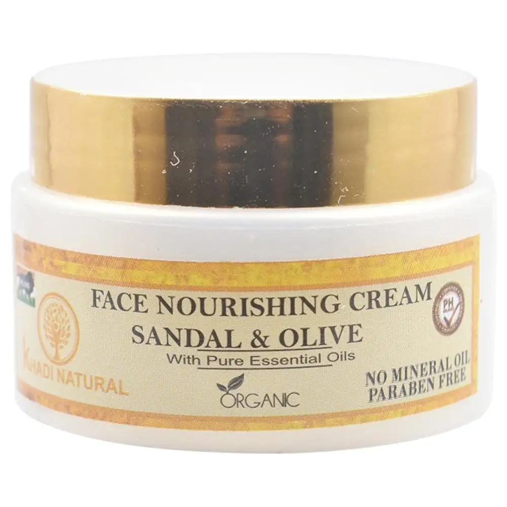 Khadi Natural Face Nourishing Cream,  50 g  Sandal & Olive