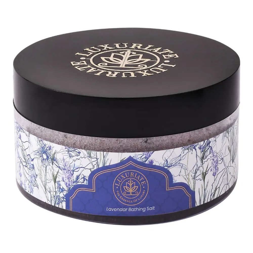 LUXURIATE Lavender Bathing Salt Enriched with Essential Oil