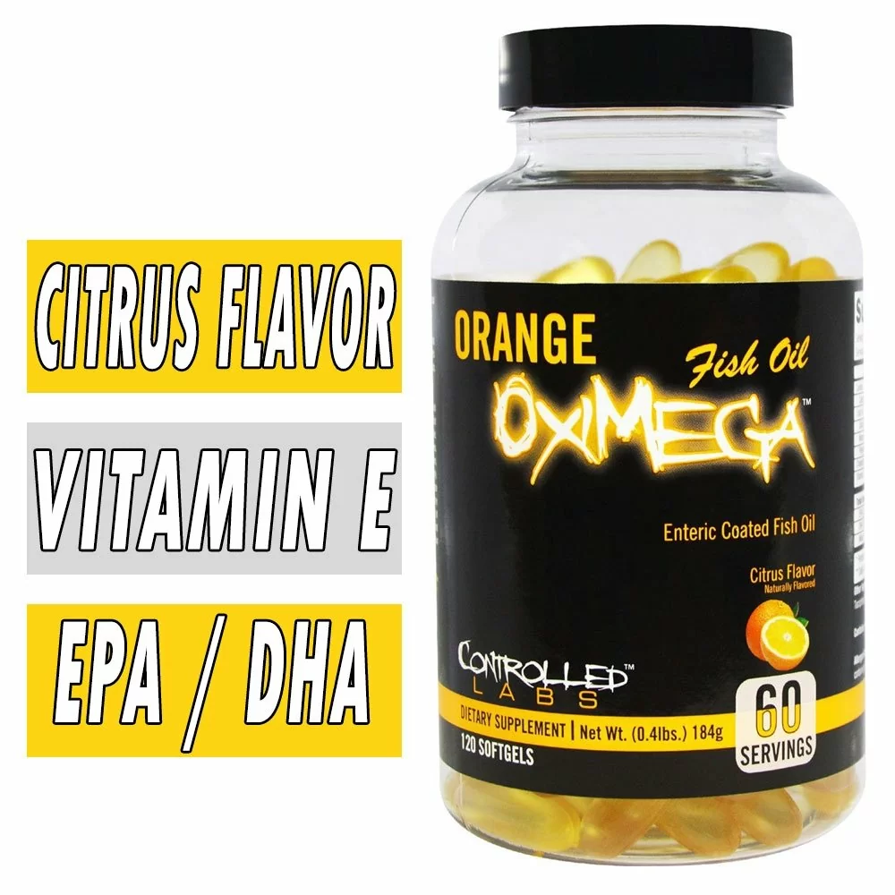 Orange Oximega Fish Oil – Controlled Labs – 120 Softgels