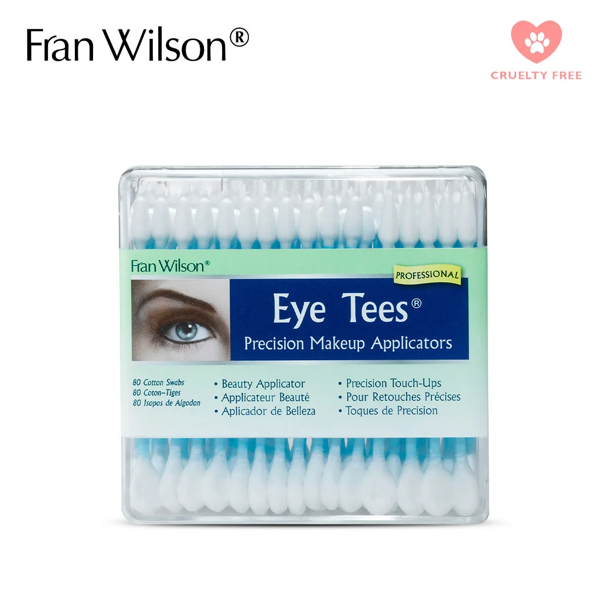 Fran Wilson Eye Tees - 80 Cotton Swabs