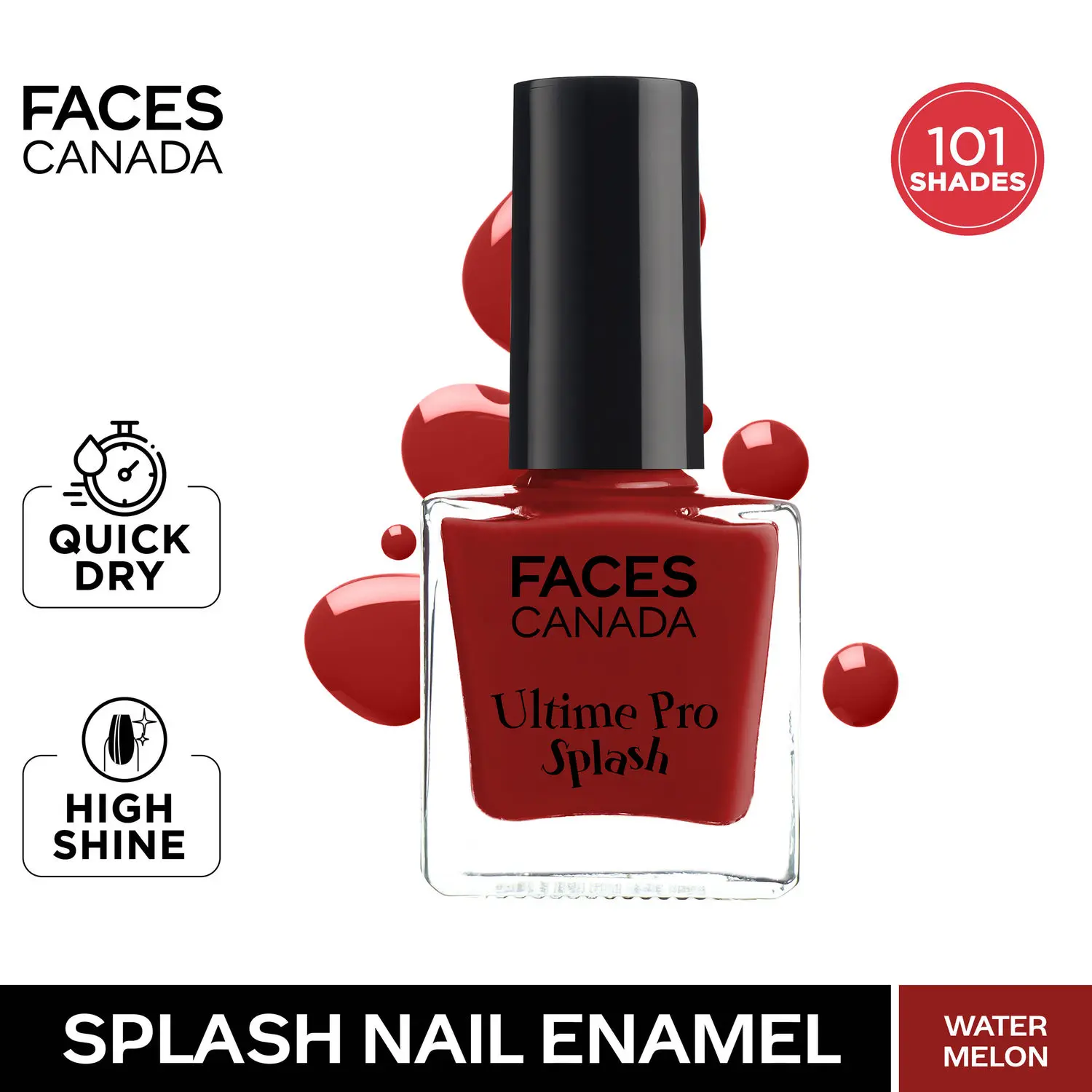 Faces Canada Splash Nail Enamel - Water Melon 52 (8 ml)