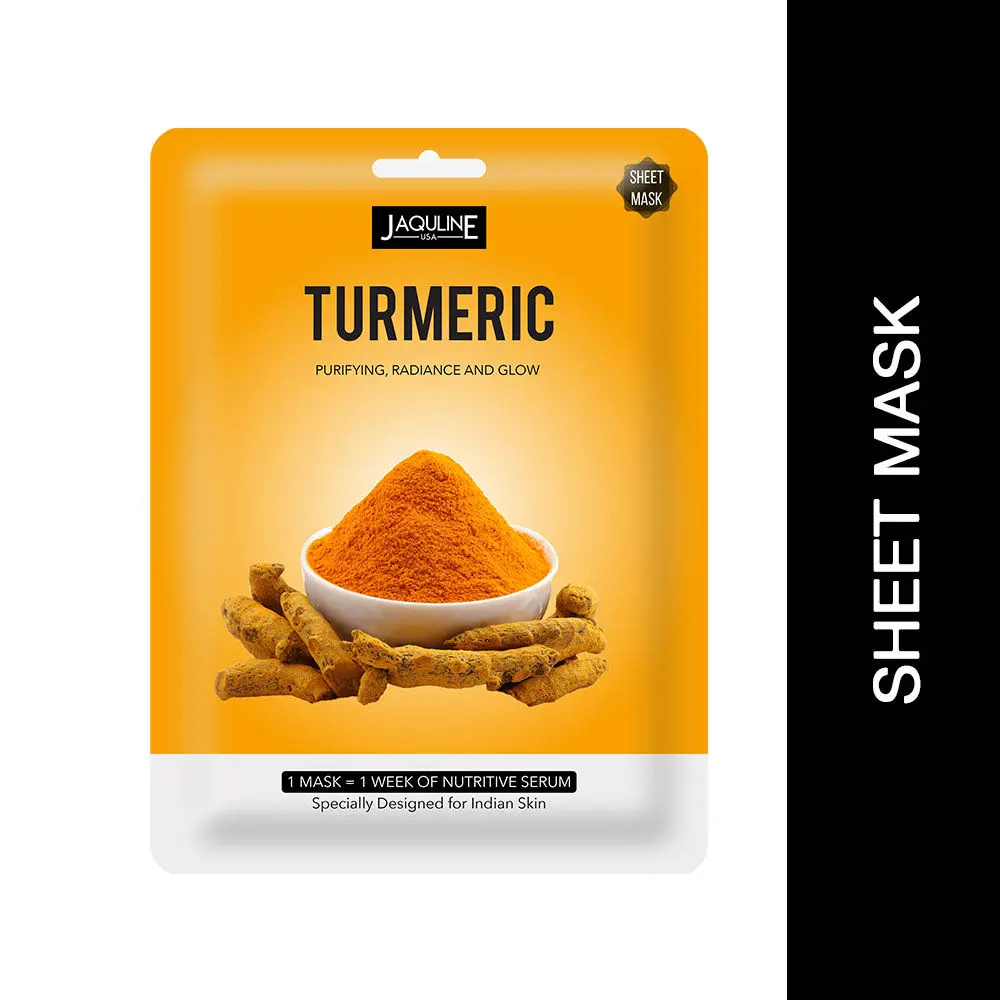 Jaquline USA Turmeric Sheet Mask