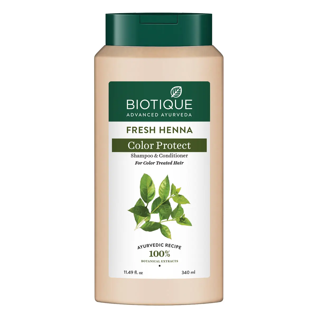 Biotique Fresh Henna Colour Protect Shampoo With Conditioner (340 ml)