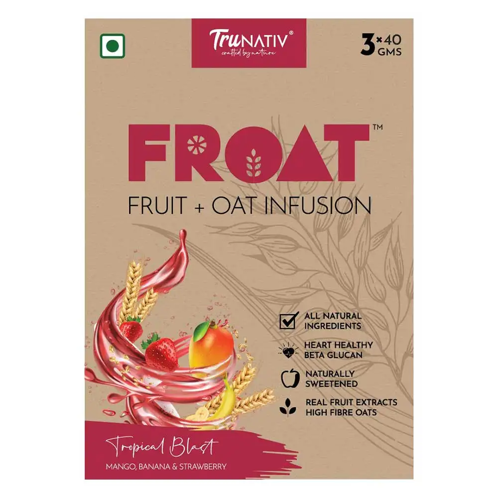 TruNativ Froat Fruit+Oat Infusion,  Tropical Blast  120 g