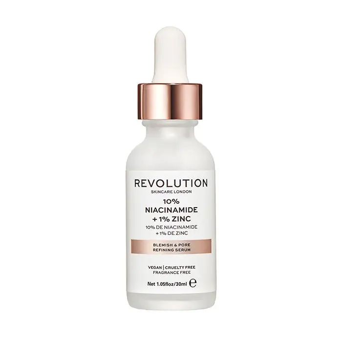 Makeup Revolution Skincare Blemish and Pore Refining Serum - 10% Niacinamide + 1% Zinc (30 ml)