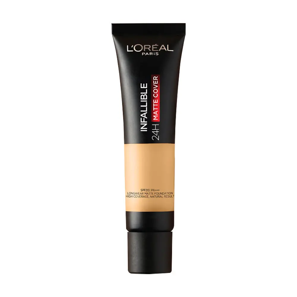 L'Oreal Paris Infallible 24H Matte Cover Liquid Foundation, 105 Fair Linen (35 ml)