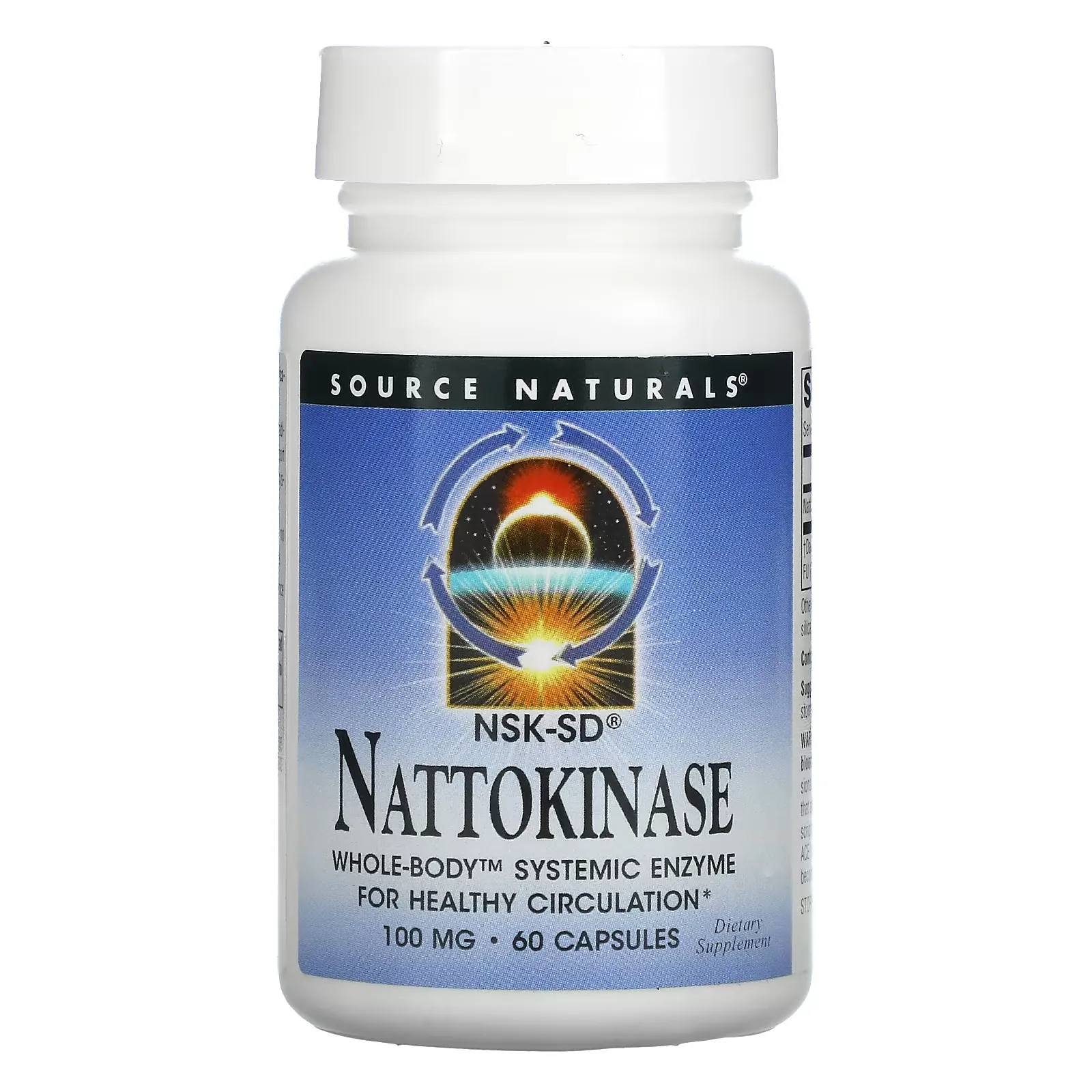 Nattokinase, 100 mg, 60 Capsules