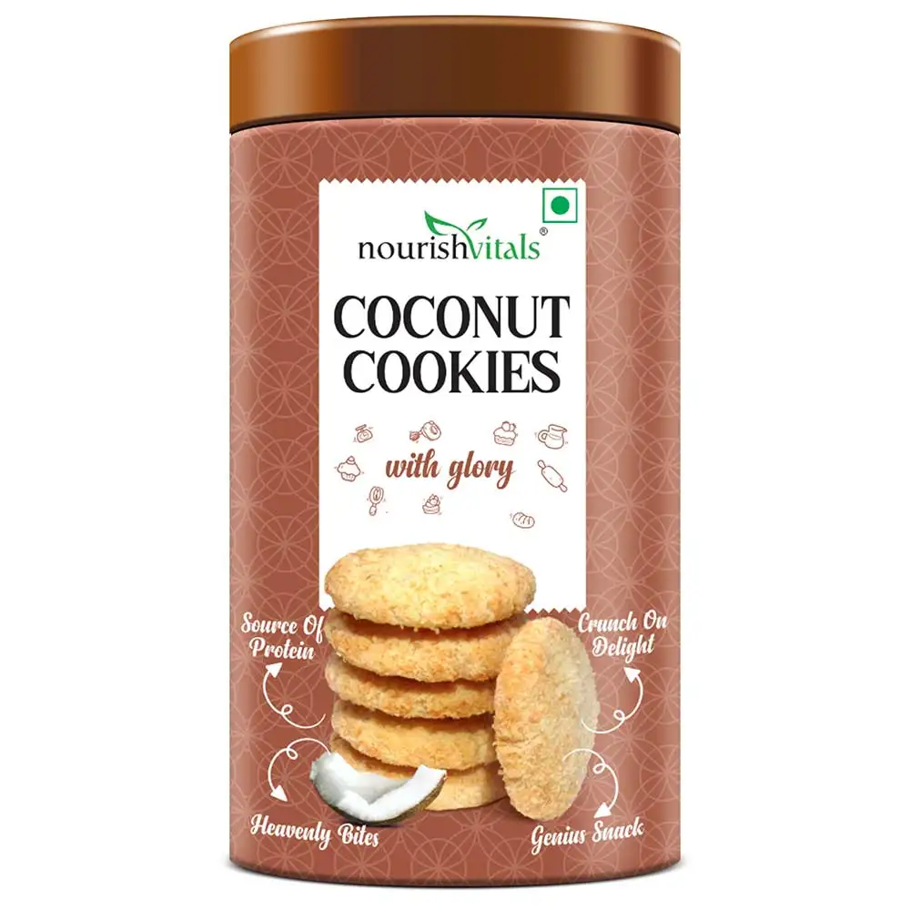 NourishVitals Cookies,  0.120 kg  Cocount