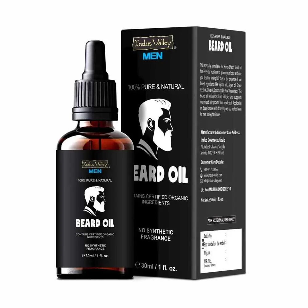 Indus Valley Men 100% pure & natural beard oil (30 ml)