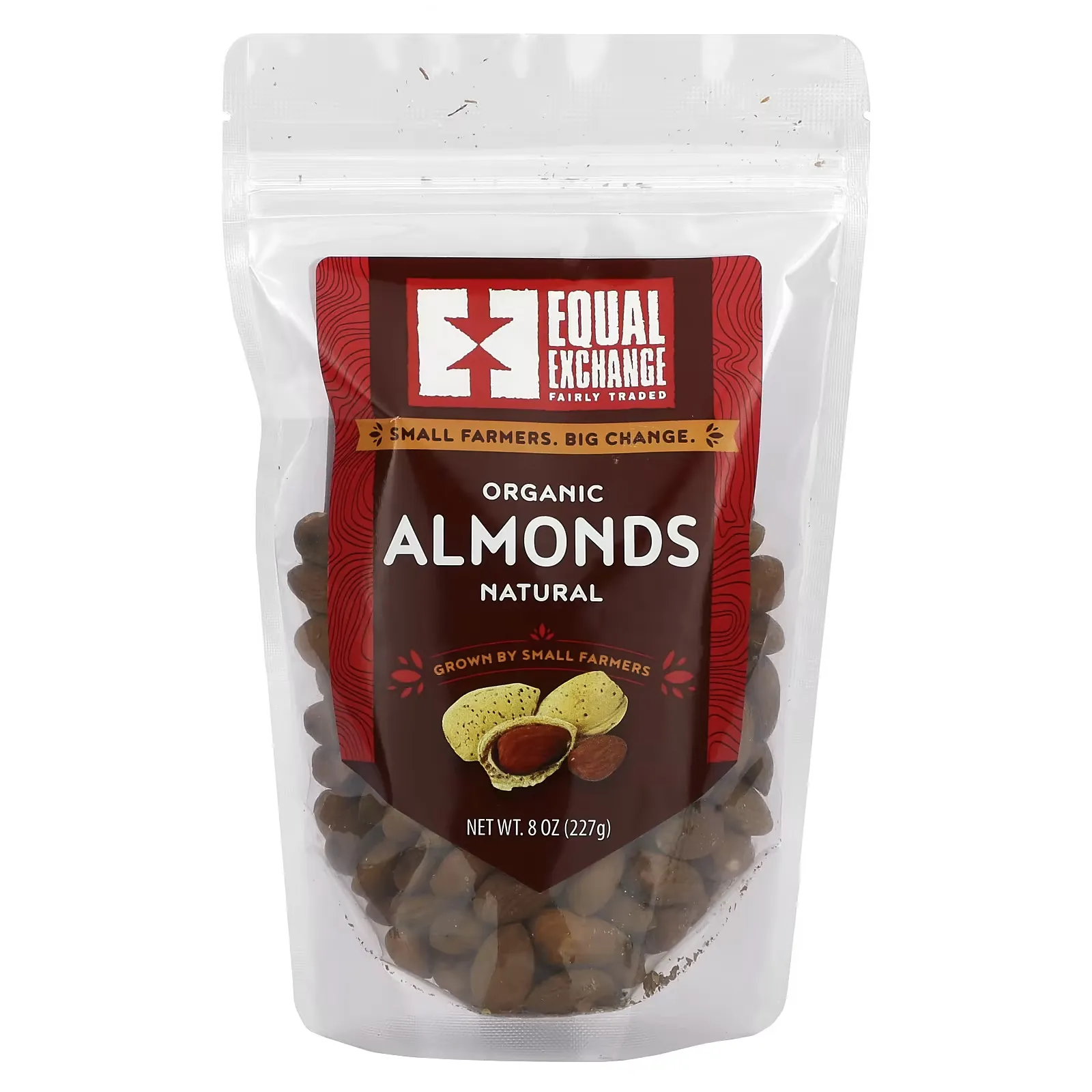 Organic Natural Almonds, 8 oz (227 g)