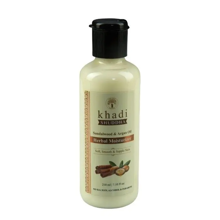 Khadi Shuddha Sandalwood & Argan Oil Moisturizer (210 ml)