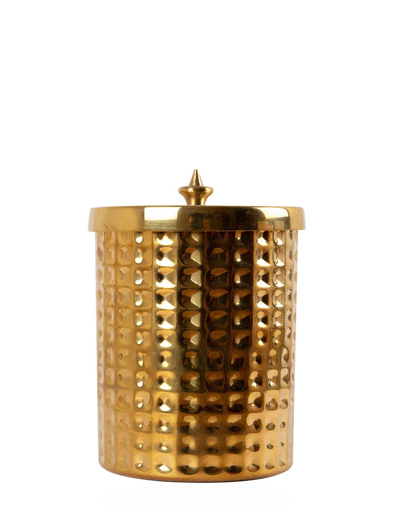 Kama Ayurveda Madurai Candle with Brass Holder