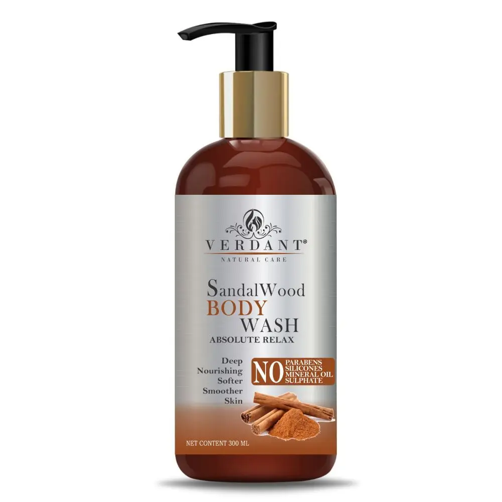 Verdant Natural Care Sandalwood Body Wash Shower Gel 300ml