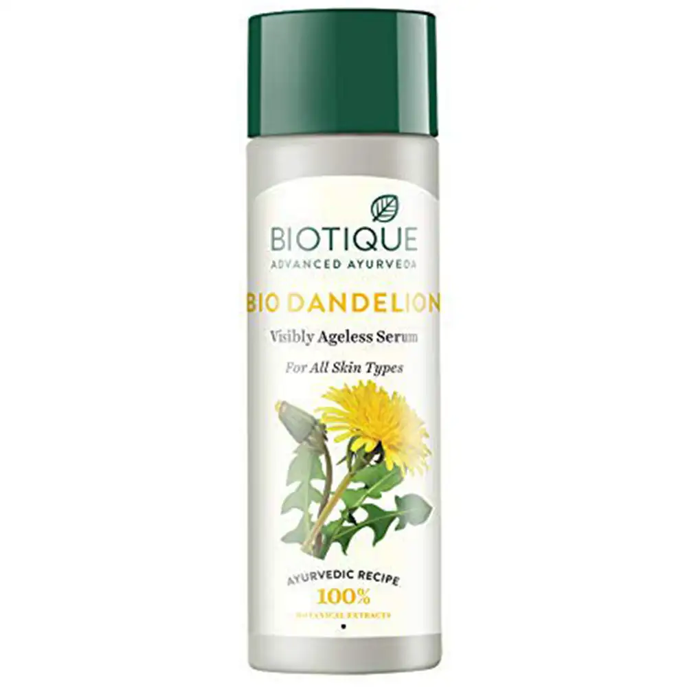 Biotique Bio Dandelion Visibly Ageless Serum,  190 ml  for All Skin Types