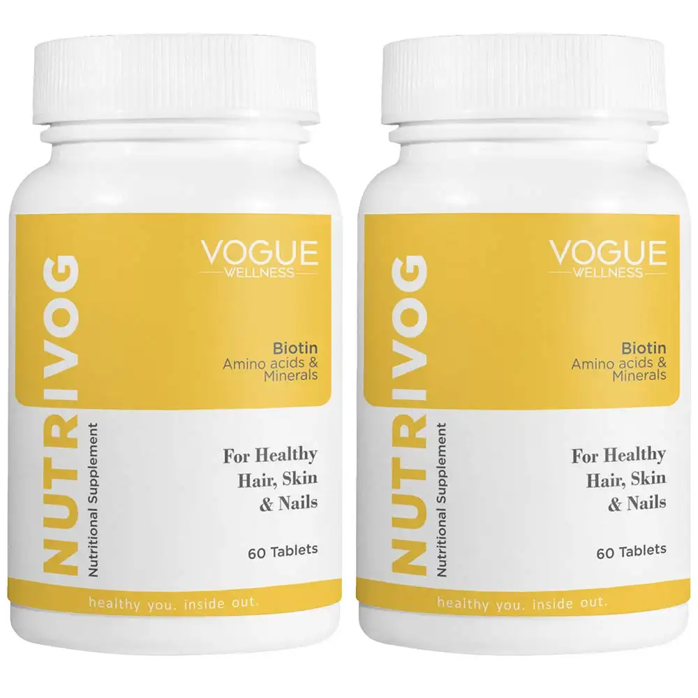 Vogue Wellness Nutrivog,  60 tablet(s)  Unflavoured (Pack of 2)