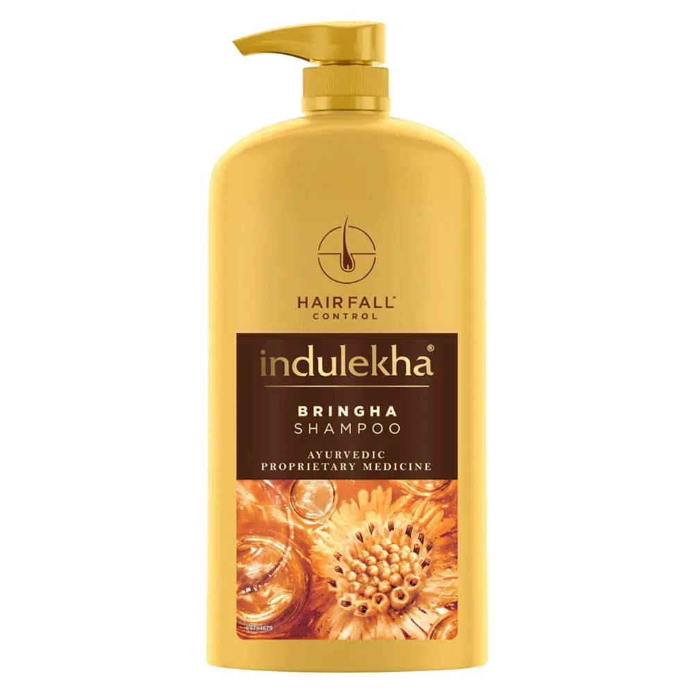 Indulekha Bringha Shampoo 1L|| Proprietary Ayurvedic Medicine for Hairfall|| 1L