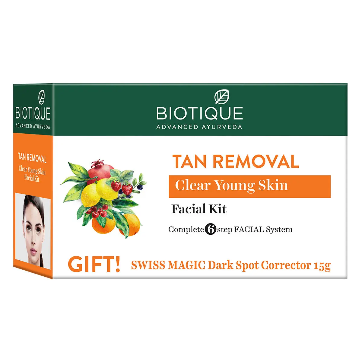 Biotique Tan Removal Clear Young Skin Facial Kit (65 g)