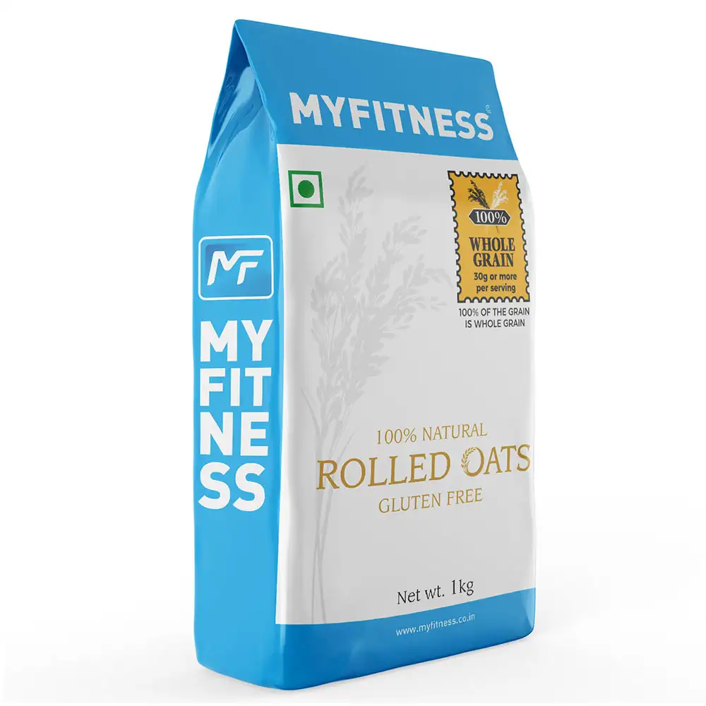 Myfitness Rolled Oats,  1 kg  Unflavoured