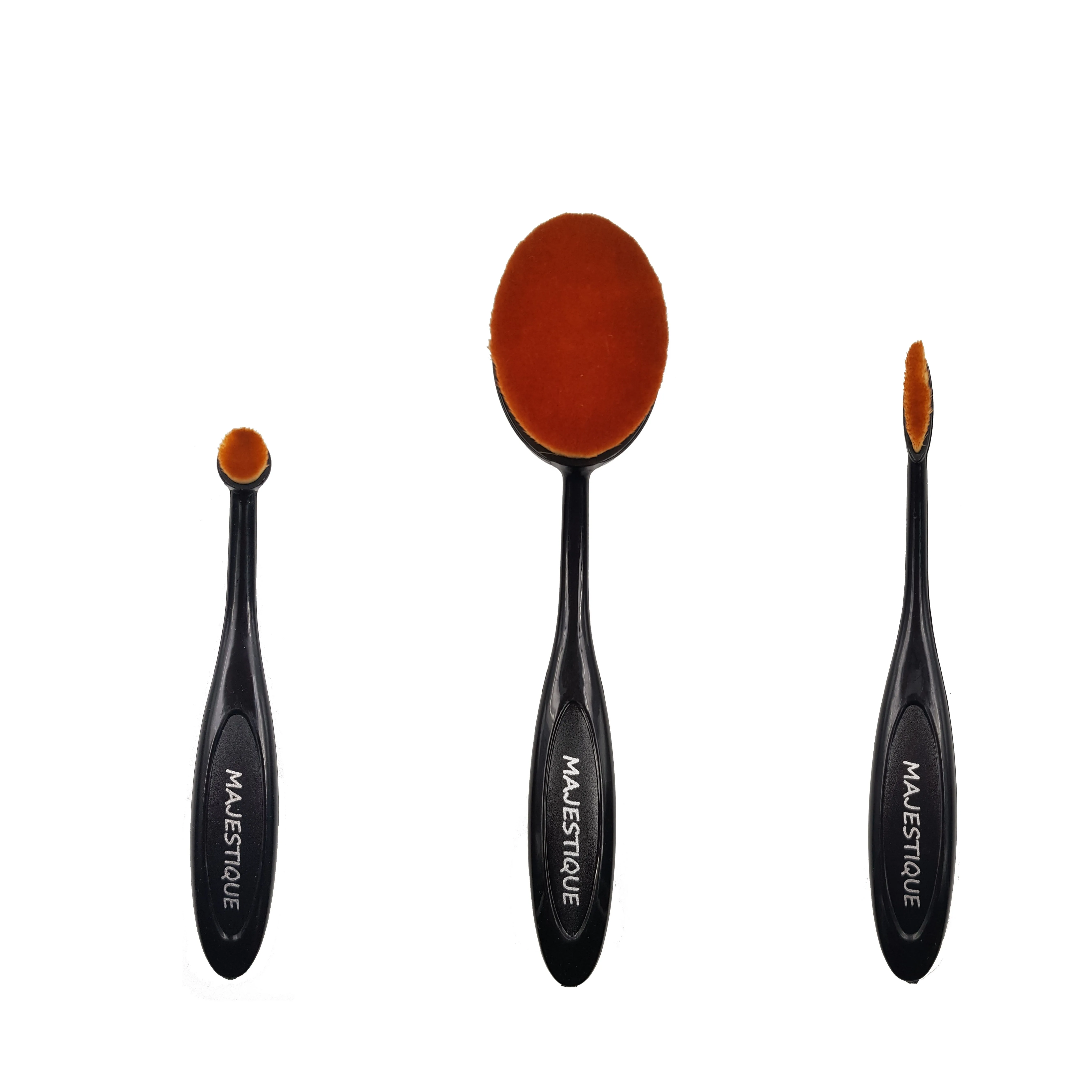 Majestique Supple Oval Makeup Brushes - 1