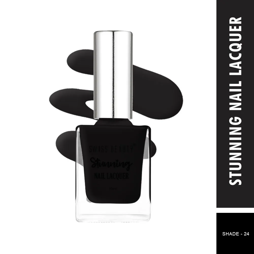 Swiss Beauty Stunning Nail Lacquer - 24 Midnight