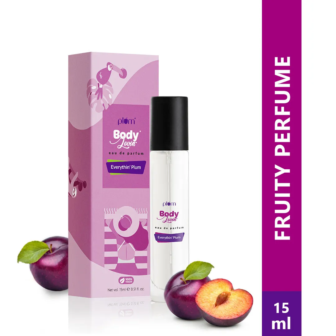 Plum Bodylovin' Everythin' Plum Eau de Parfum, Fruity Fragance, Mini Perfume Spray for Women