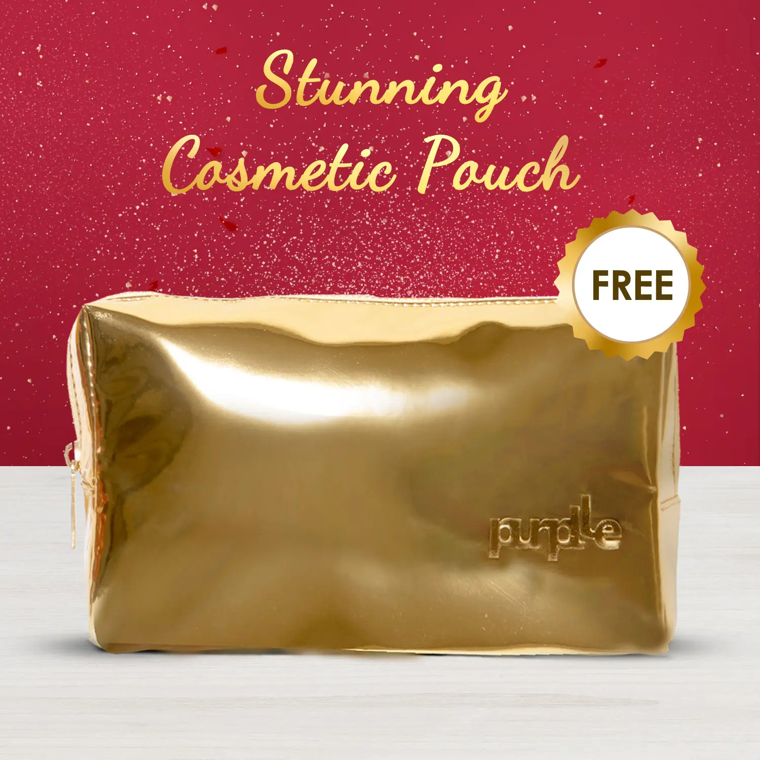 Purplle Gold Pouch