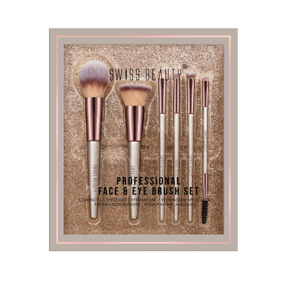 Swiss Beauty Professional Face & Eye Brush Set - 1