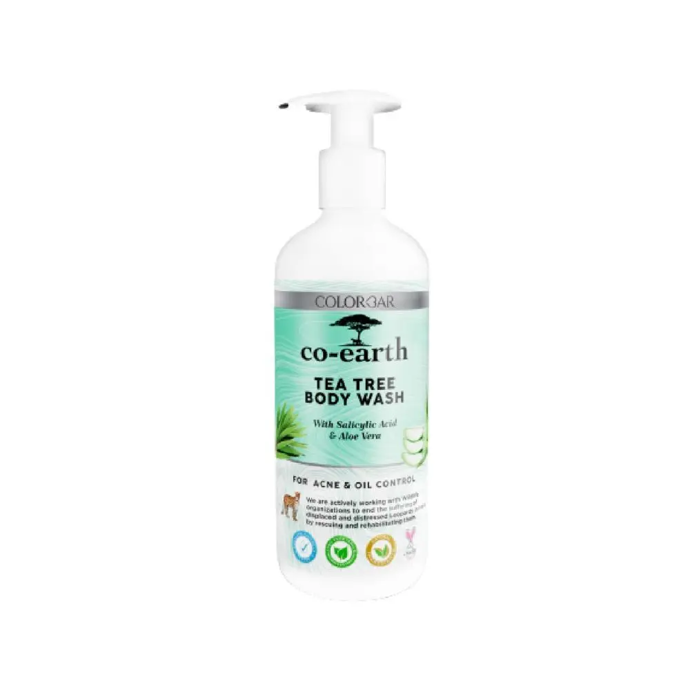 Colorbar Co-earth Tea Tree Body Wash-(300ml)